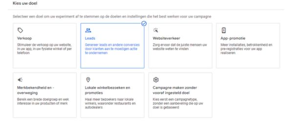 google-ads-campagnedoel